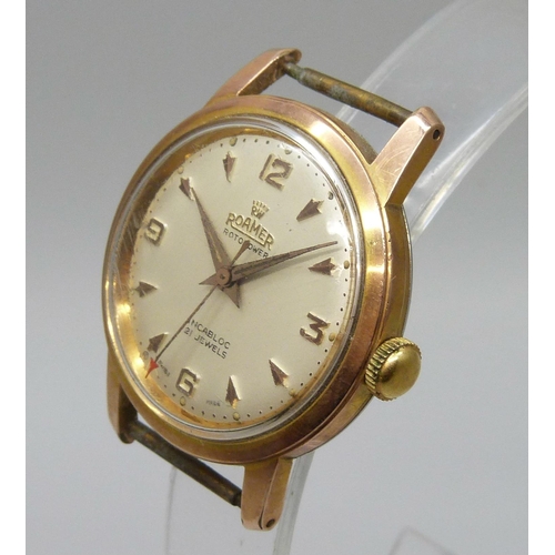 7281 - A Roamer Rotopower wristwatch head