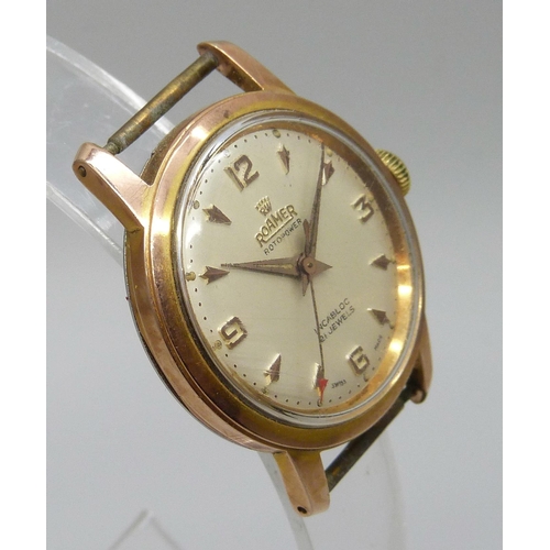 7281 - A Roamer Rotopower wristwatch head