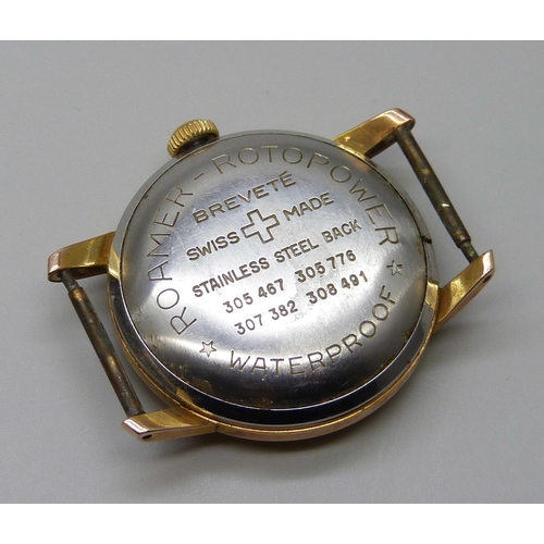 7281 - A Roamer Rotopower wristwatch head