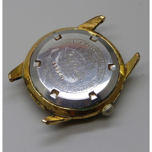 7282 - A Delbana automatic wristwatch head