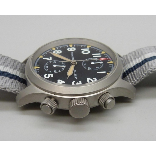 7287 - A military style Baltany Chronograph wristwatch