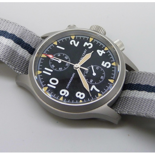 7287 - A military style Baltany Chronograph wristwatch