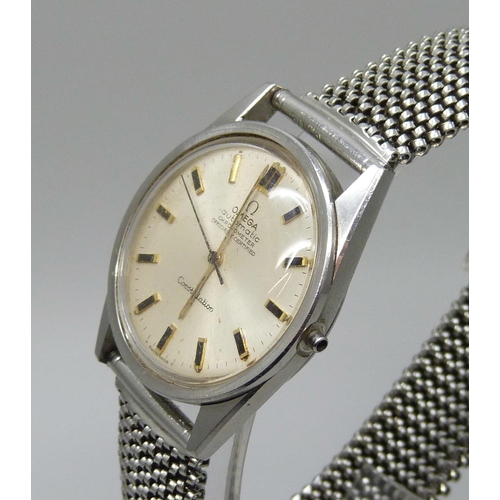 7291 - An Omega Constellation automatic wristwatch, lacking crown