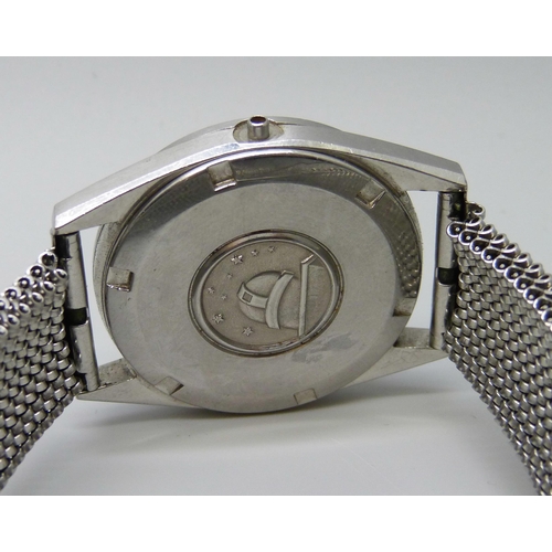 7291 - An Omega Constellation automatic wristwatch, lacking crown