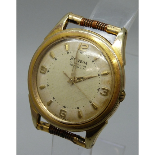 7292 - A Helvetia automatic wristwatch head