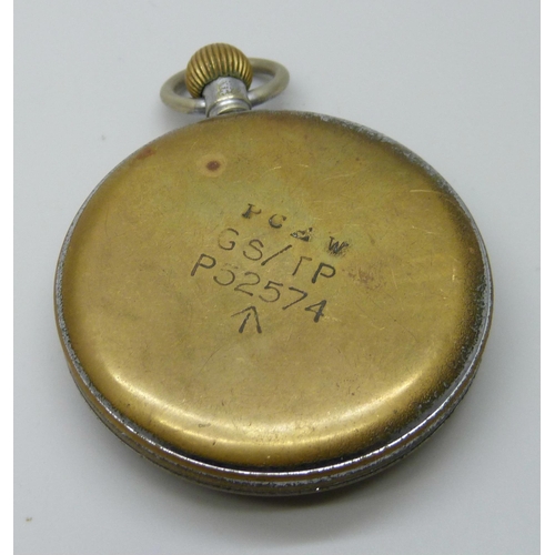 7299 - A Helvetia military pocket watch, PCEW-GS/TP-P52574