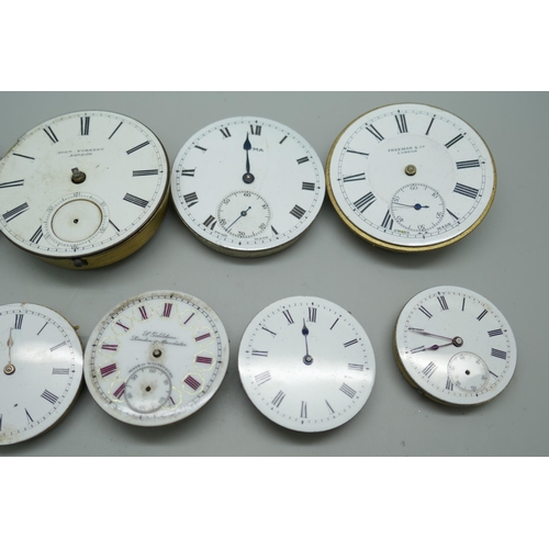 7311 - Pocket watch movements and dials