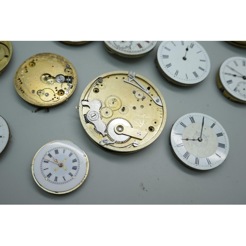 7311 - Pocket watch movements and dials