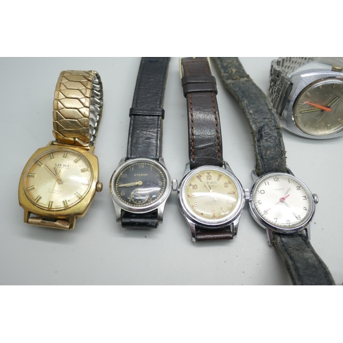 7312 - Assorted mechanical wristwatches including Buler, Imado, Avia and Eterna