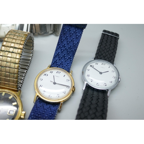 7312 - Assorted mechanical wristwatches including Buler, Imado, Avia and Eterna