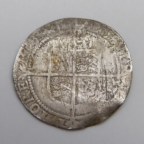 7343 - Coins; an Elizabeth I silver shilling