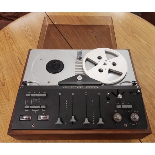 63L - A Bang & Olufsen Beocord 2000 teak reel to reel tape recorder