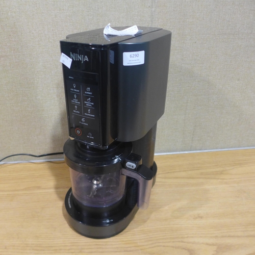 6290 - Ninja Ice Cream Maker  - This lot requires a UK adapter    (343-55) *This lot is subject to Vat