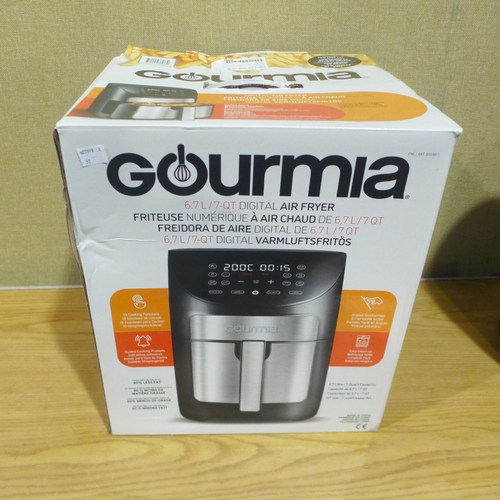 6291 - Gourmia Air Fryer 7Qt Eu  - This lot requires a UK adapter (343-57) *This lot is subject to Vat