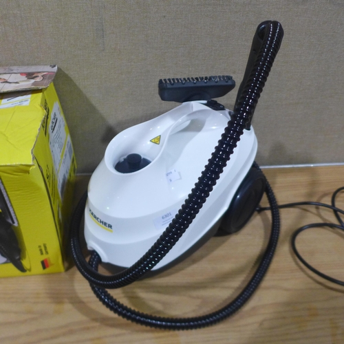 6301 - Karcher Steam Cleaner Sc3  - This lot requires a UK adapter (343-36) *This lot is subject to Vat