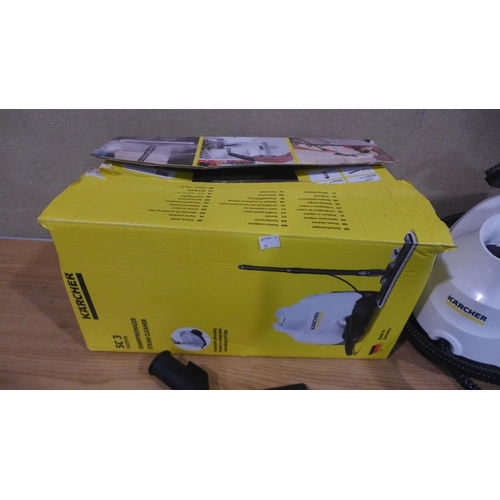 6301 - Karcher Steam Cleaner Sc3  - This lot requires a UK adapter (343-36) *This lot is subject to Vat