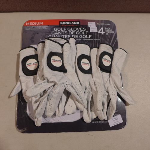 6065 - Quantity of Kirkland Signature Golf Gloves (348-221,222) *This lot is subject to Vat