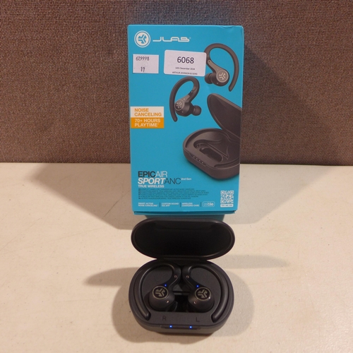 6068 - Jlab True Wireless Epic Air Sport Earbuds (348-17) *This lot is subject to Vat