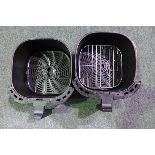 6332 - Two Spare Gourmia Air Fryers 7Qt  - This lot requires UK adapters (343-25,163) *This lot is subject ... 