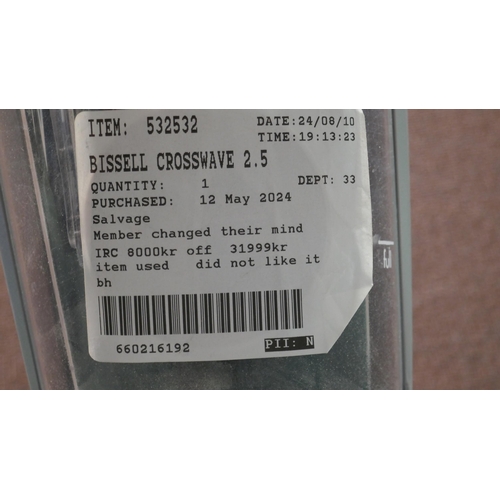 6167 - Bissell Crosswave 2.5 Floor Cleaner with Box  - This lot requires a UK adapter     (343-84) *This lo... 