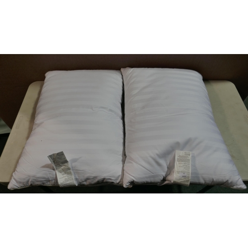 6128 - Three Hotel Grand Jumbo Pillows  (348-27,28) *This lot is subject to Vat