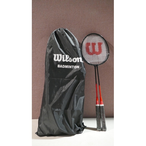 6144 - 2 x Wilson Badminton Outdoor Sets (Incomplete)  (348-38,39) *This lot is subject to Vat