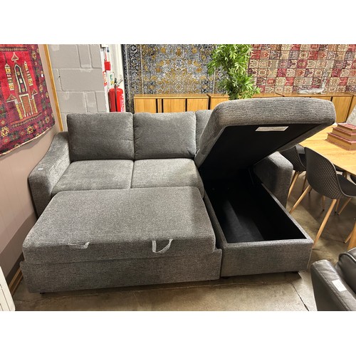 3042 - Coddle Aria Grey fabric pull out Sofa Bed , Original RRP £958.33 + Vat (4219-7) *This lot is subject... 