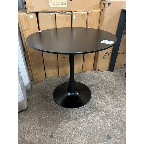 3132 - A black tulip table, 80cm