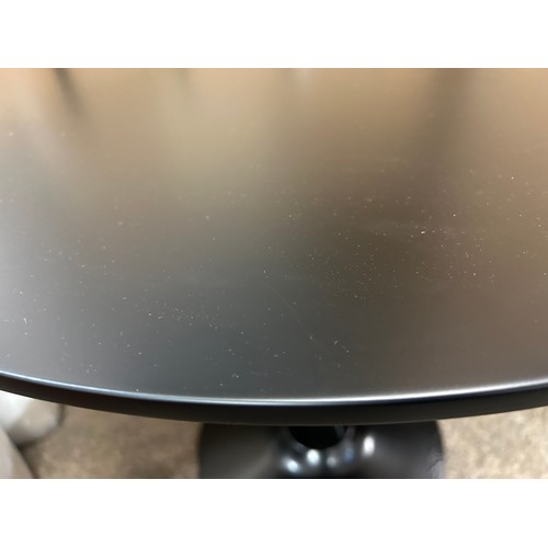 3132 - A black tulip table, 80cm