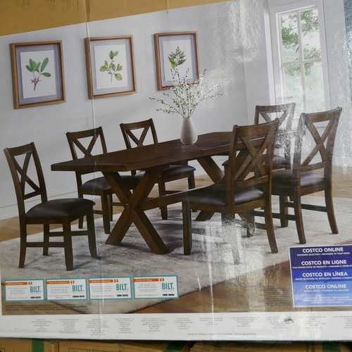 3257 - Whalen Blakely 7 piece Extendable Dining Set, Original RRP £666.66 + Vat (4219-13) *This lot is subj... 