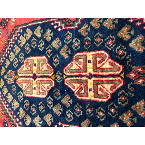 3221 - Rich red grand twige full wool pile hand woven Persian tribal rug, fine woven 128 x 184