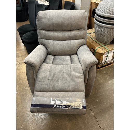 3226 - A Thomasville Felix Fabric Swivel Reclining Chair, Original RRP £316.66 + Vat (4219-5) *This lot is ... 