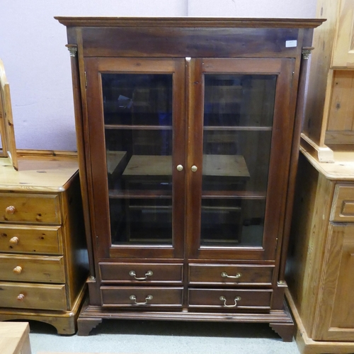 3277 - A hardwood display cabinet