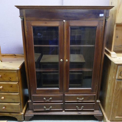 3277 - A hardwood display cabinet