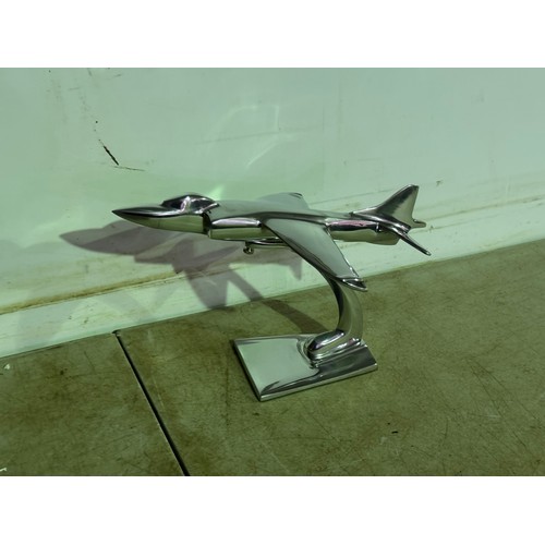 5115 - A aluminium Harrier model plane* This lot is subject to VAT