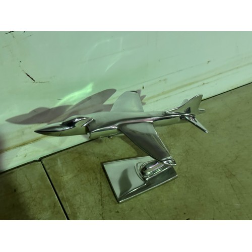 5115 - A aluminium Harrier model plane* This lot is subject to VAT