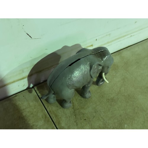 5131 - A cast metal elephant piggy bank* This lot is subject to VAT