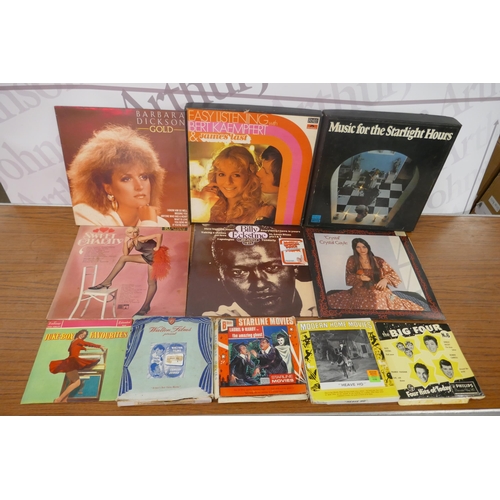 5247 - A large collection of assorted records including 12