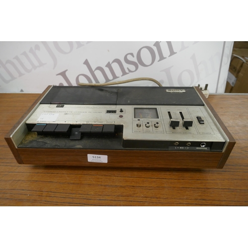 5254 - A quantity of stereo equipment including a Sony TC-134SD stereo cassette-corder, a Channel Master re... 