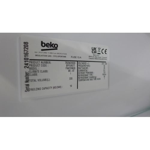 4018 - Beko Freezer, Original RRP £350 + Vat *This lot is subject to Vat