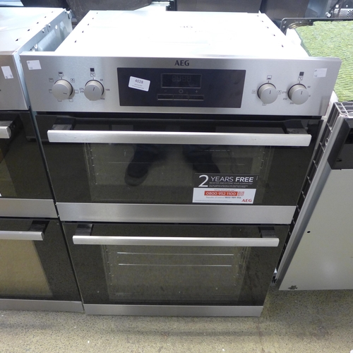 4028 - AEG Built In Double Oven, Original RRP £557.5 + Vat  *This lot is subject to Vat