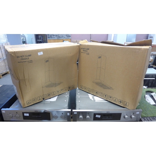 4029 - Two Viceroy Chimney Cooker Hoods - Hob to Hood, Original RRP £165.84 + Vat  *This lot is subject to ... 