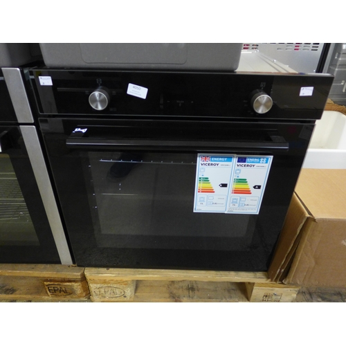 4050 - Viceroy Single Oven with EcoSteam - Black, Original RRP £315.84 + vat