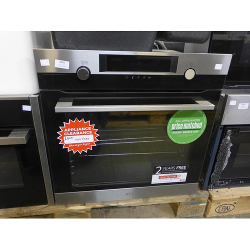 4056 - AEG Pyrolytic Single Oven with Steam Bake, (Some scratches to to top) Original RRP £790.84 + Vat  *T... 