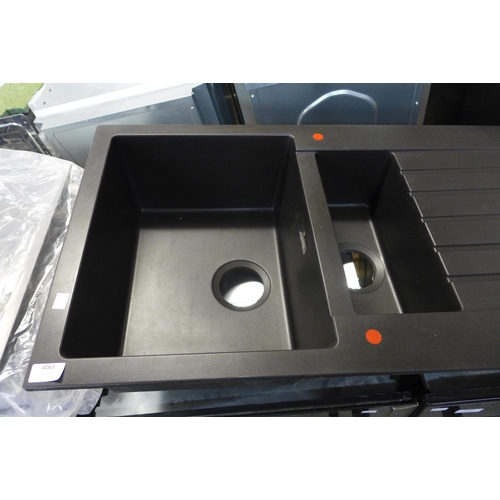 4061 - Quartz Sink 1.5 with drainer, Original RRP £350 + Vat *This lot is subject to Vat