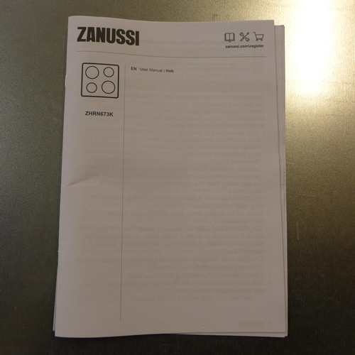 4067 - Zanussi Ceramic OvalZone 4 Zone Hob, Original RRP £215.83 + Vat *This lot is subject to Vat