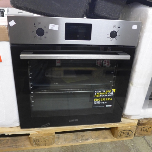 4085 - Zanussi Single Multifunction Oven, Original RRP £265.83 + Vat *This lot is subject to Vat