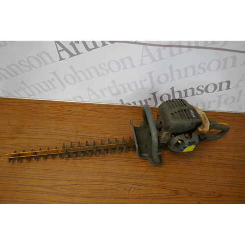 5376 - A Ryobi RHT2660DA petrol driven hedge trimmer and a McCulloch Gladiator 550 petrol driven hedge trim... 