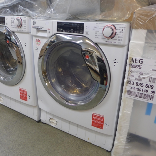 4161 - Hoover Integrated Washer Dryer (9kg), Original RRP £582.5 + Vat  *This lot is subject to Vat