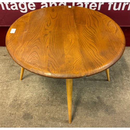 53 - An Ercol Blonde elm and beech 308 model drop leaf coffee table